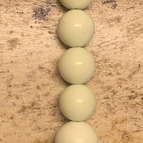 Jay King Necklace Lemon Chrysoprase Beaded Graduating Vintage DTR - Picture 5 of 7